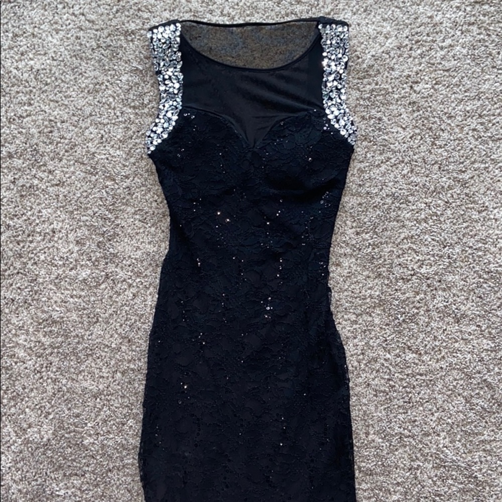 B Darlin black dress